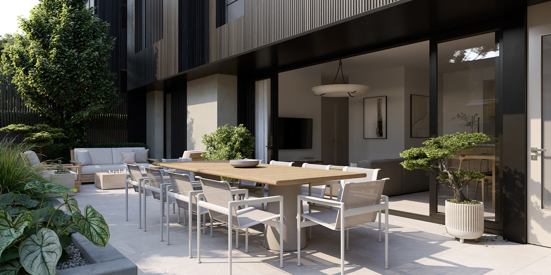 White Building Rendering